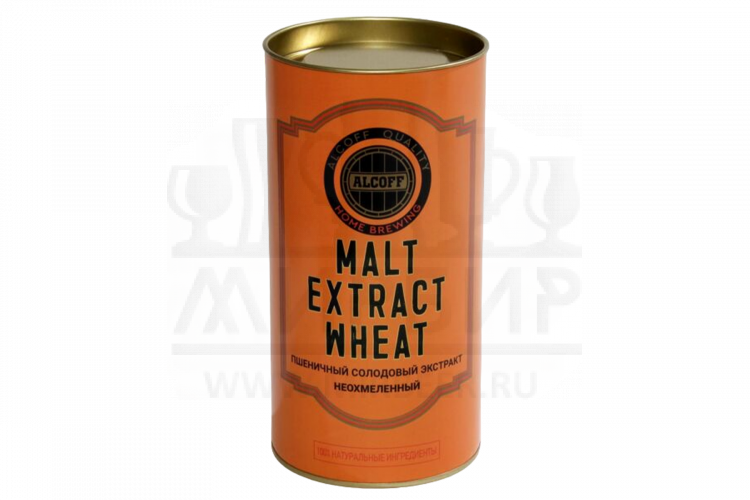 Неохмелённый экстракт ALCOFF "MALT EXTRACT WHEAT" пшеничный, 1.7 кг.