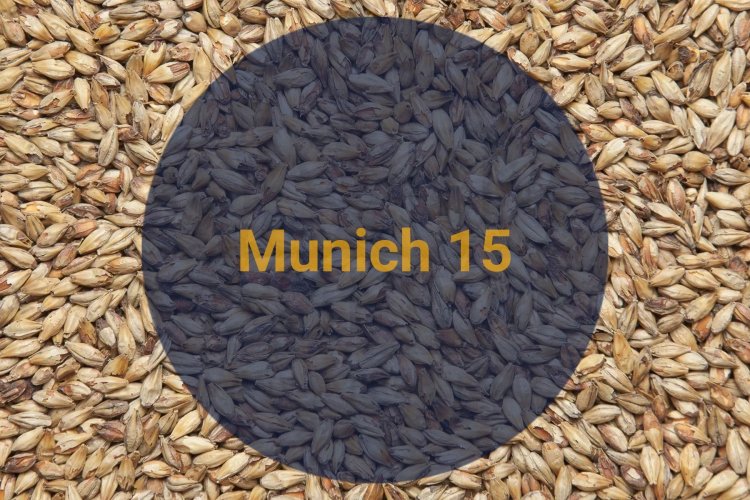 Солод Мюнхенский 15 / Munich 15, 12-18 EBC (Soufflet) 5кг.