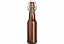 Бутылка бугельная коричневая с пробкой, 0,33 л.